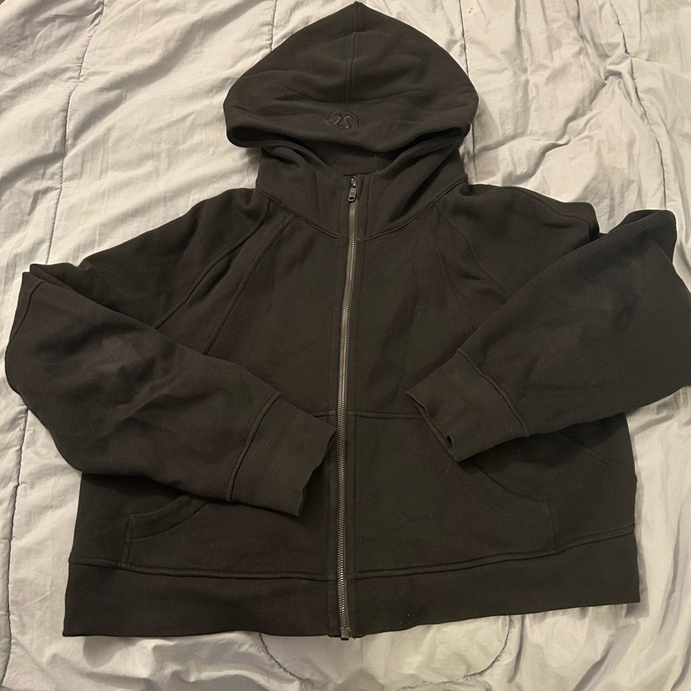 Lululemon scuba oversized full zip black